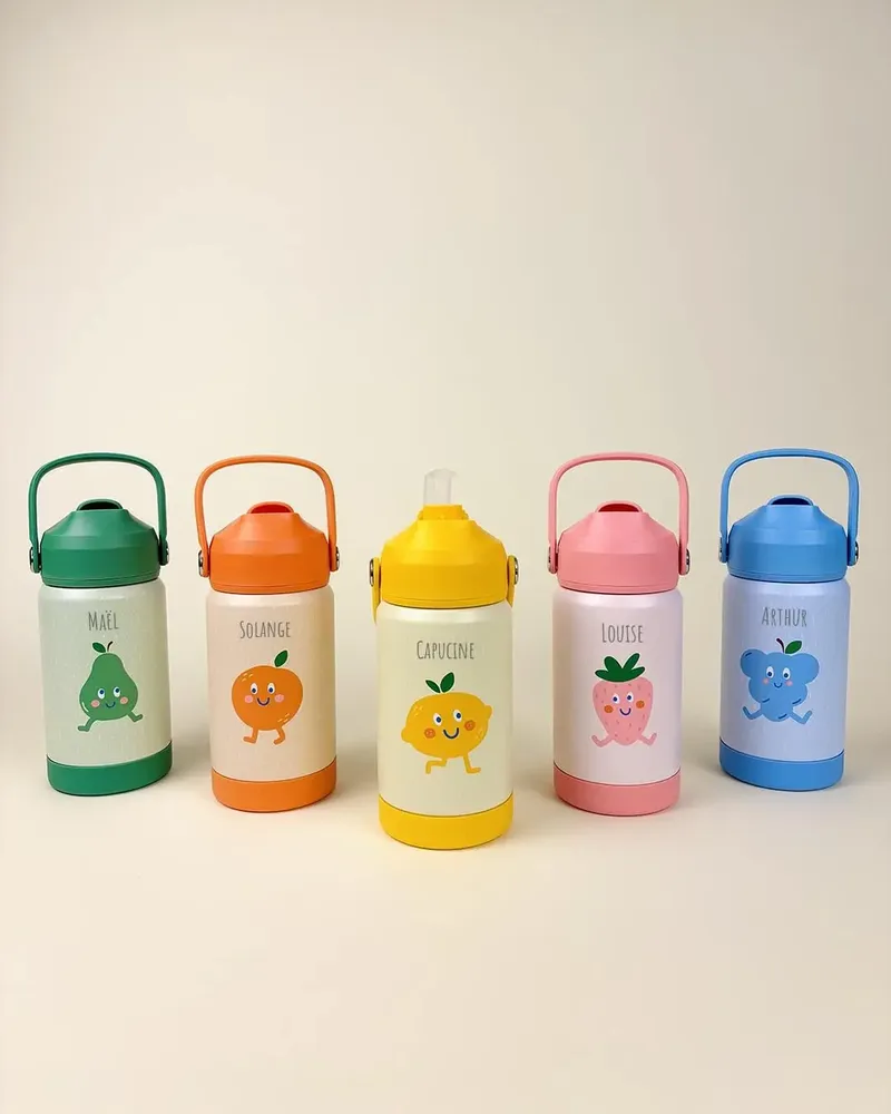 Accessoires pour puériculture - Nour la Gourde en Acier Inoxydable - LES PETITS CITRONS