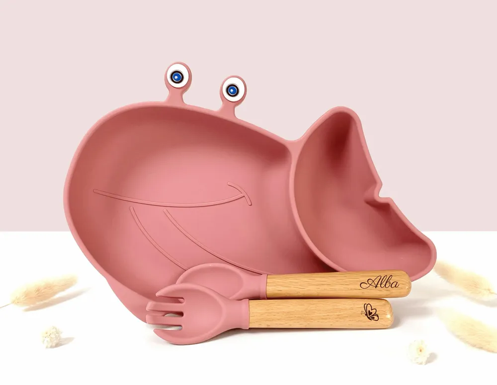 Repas pour enfant - Solène l’assiette Baleine - LES PETITS CITRONS