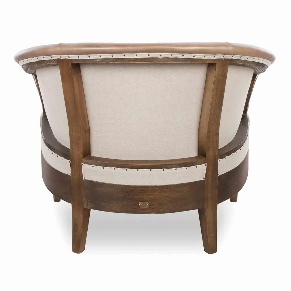 Chairs for hospitalities & contracts - Cotton Essence Special Leather | Small armchair - CREARTE COLLECTIONS