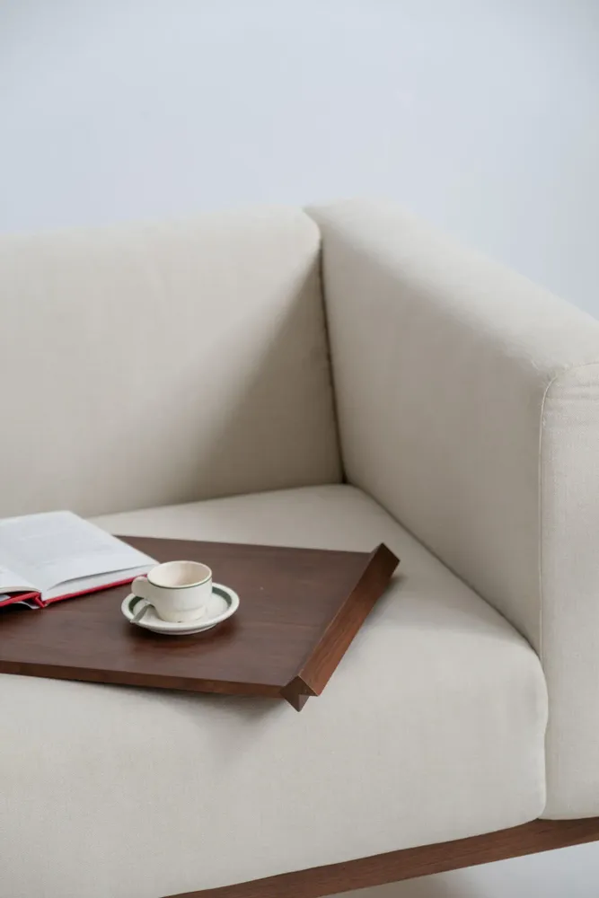 Meubles de cuisines  - TRAVE — Plateau minimaliste en bois de chêne - MOR