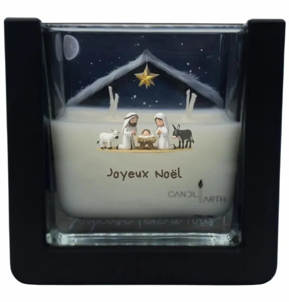 Candles - Christmas candle surprise decoration -Merry Christmas - Nativity scene - BOUGIES CANDLEARTH