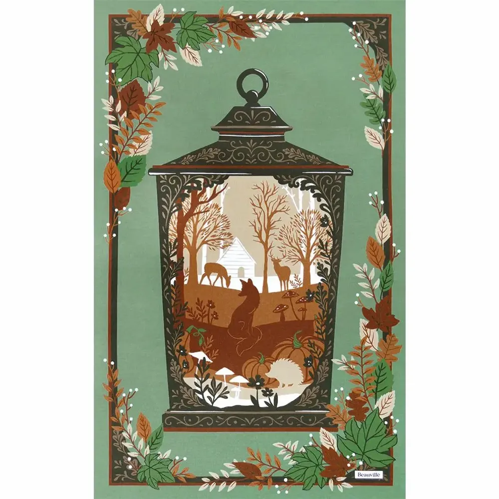 Linge de table textile - Torchon La Lanterne - BEAUVILLÉ