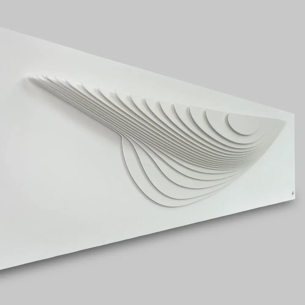 Sculptures, statuettes et miniatures - Sculpture murale PD 02 White-White - ANTOINE F.
