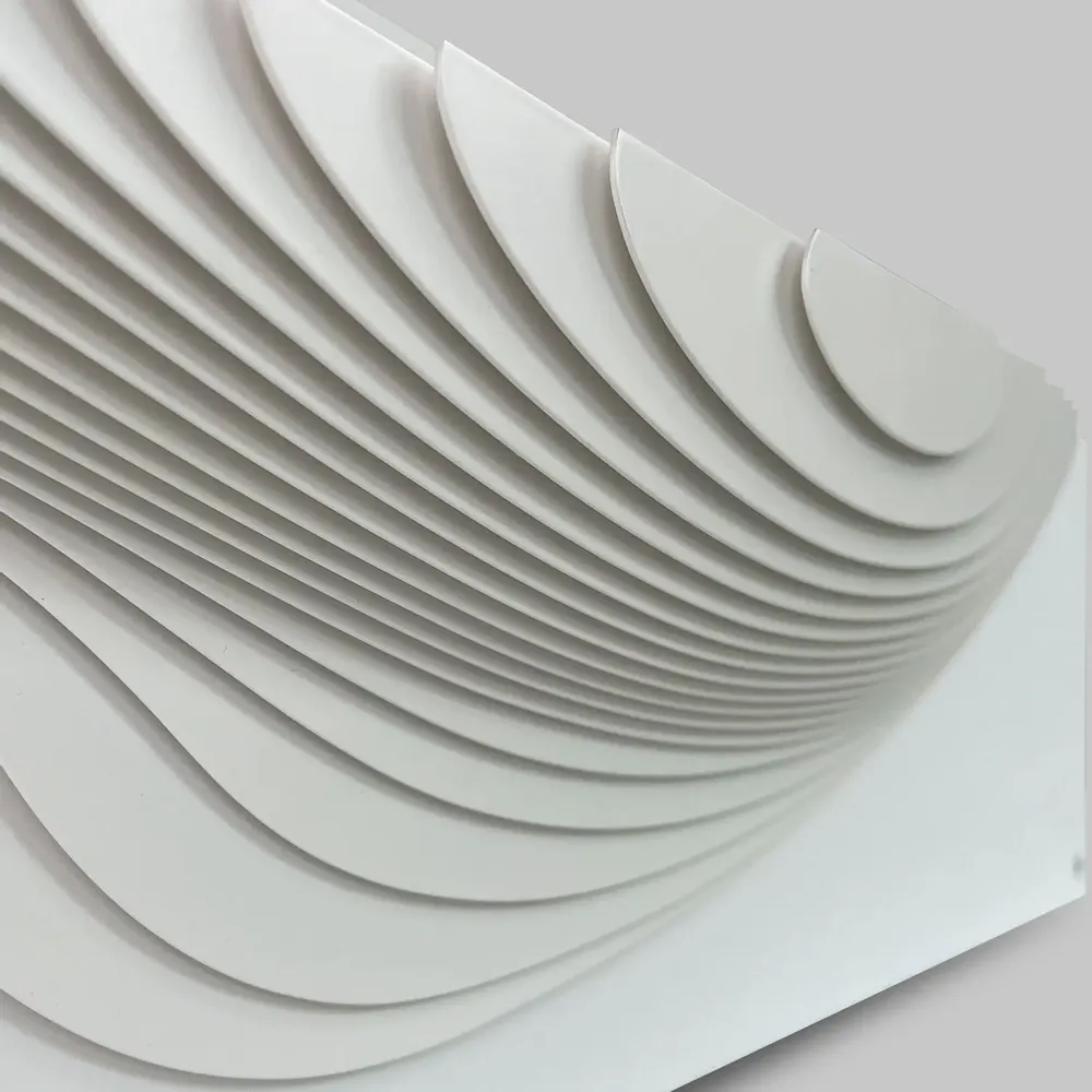 Sculptures, statuettes et miniatures - Sculpture murale PD 02 White-White - ANTOINE F.