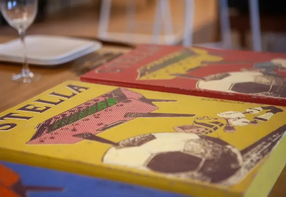 Wall ensembles - TABLEAU UNIQUE STELLA X FRED BRED - STELLA BABY-FOOT & BILLARDS