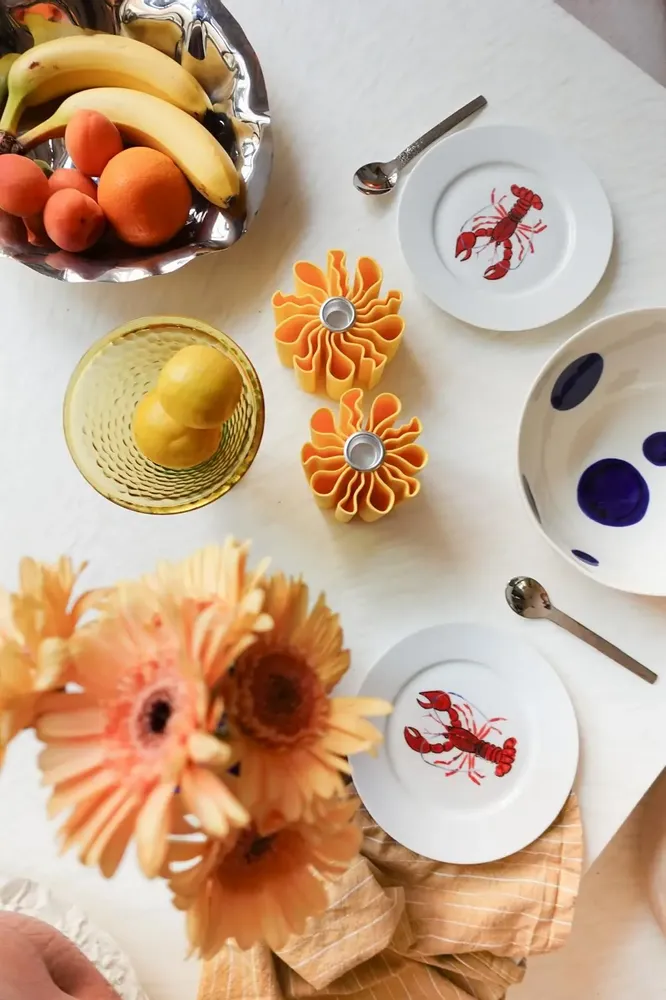 Design objects - small and large candle holder from the pedalo collection - ATELIER MAHD