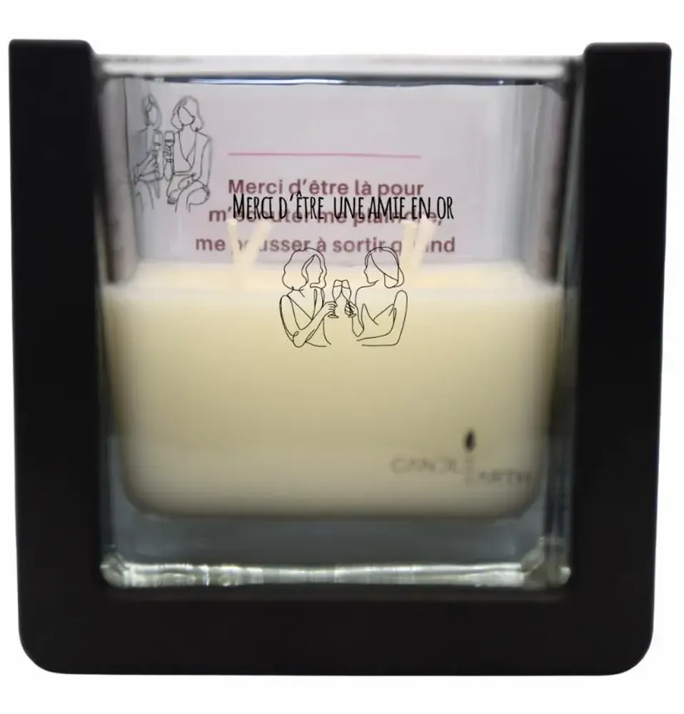 Candles - Scented surprise candle decoration - Merci 💕 Amie 2 - BOUGIES CANDLEARTH