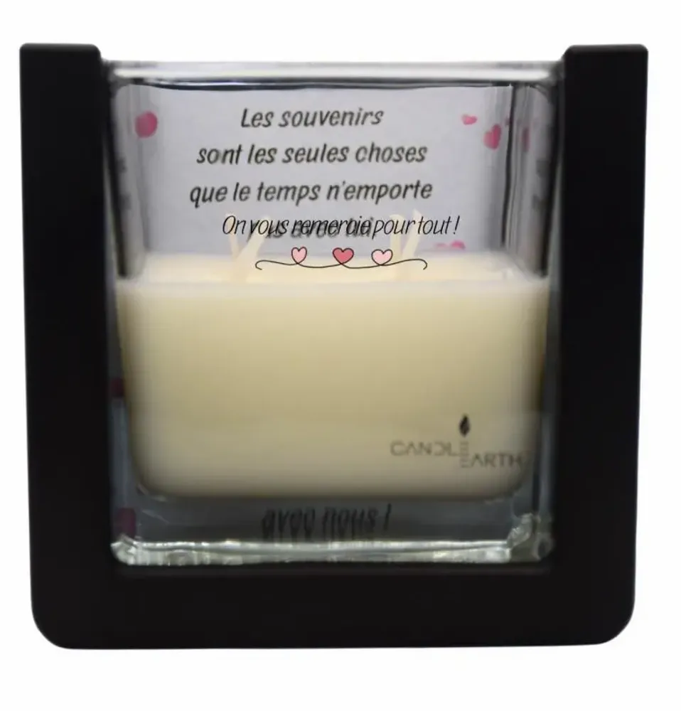 Bougies - Bougie surprise parfumée décoration - Merci 💕 Amis - BOUGIES CANDLEARTH