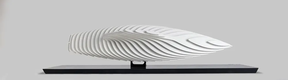 Sculptures, statuettes et miniatures - Sculpture sur socle DR 06 White-Mirror - ANTOINE F.