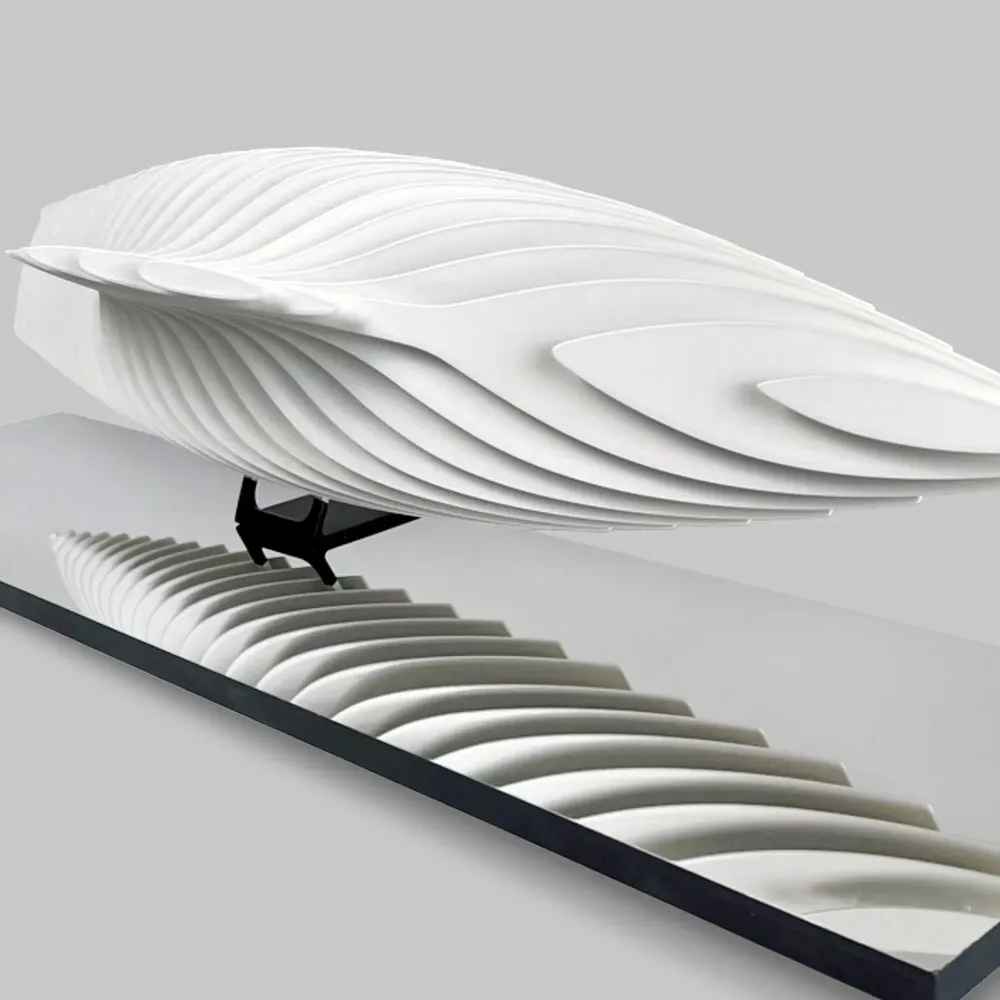 Sculptures, statuettes et miniatures - Sculpture sur socle DR 06 White-Mirror - ANTOINE F.