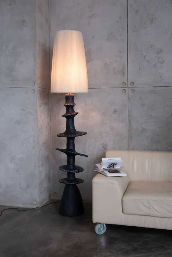 Floor lamps - Orbita Sculptural Floor Lamp - PLETOSTUDIO