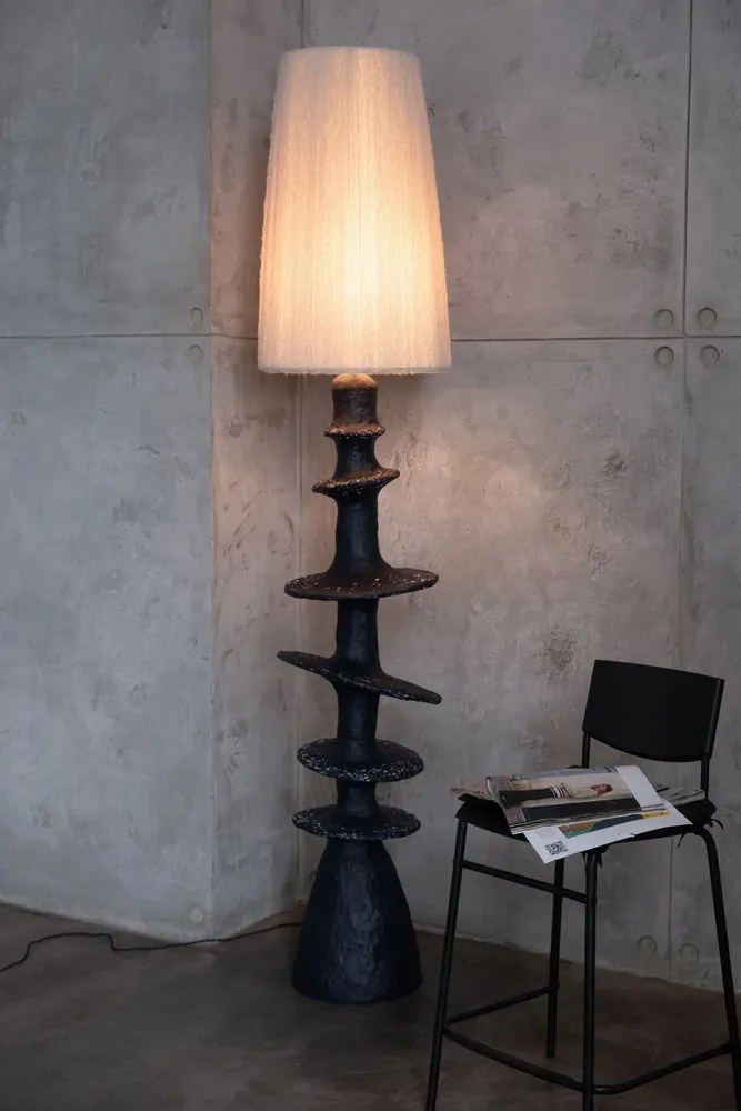 Floor lamps - Orbita Sculptural Floor Lamp - PLETOSTUDIO