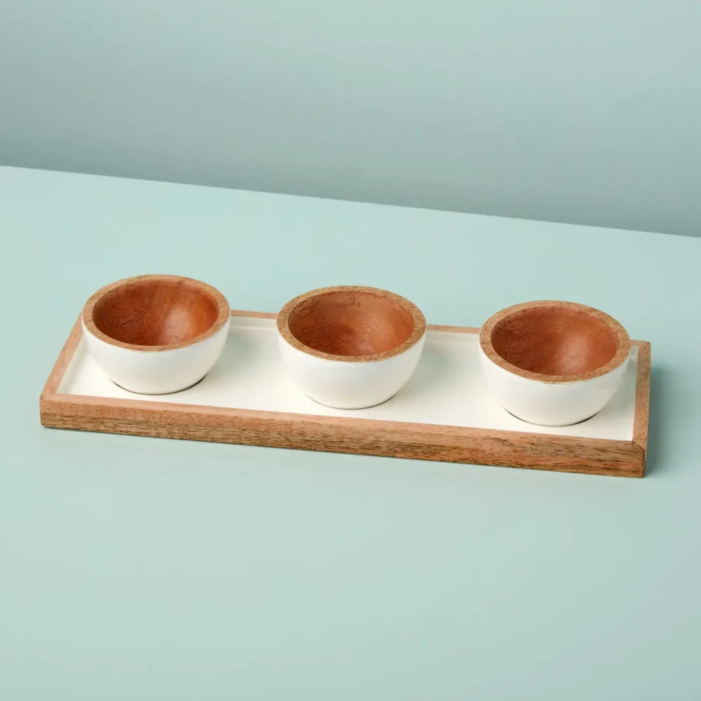 Bols - Ensemble de coupelles apéritives Madras Classic - BE HOME