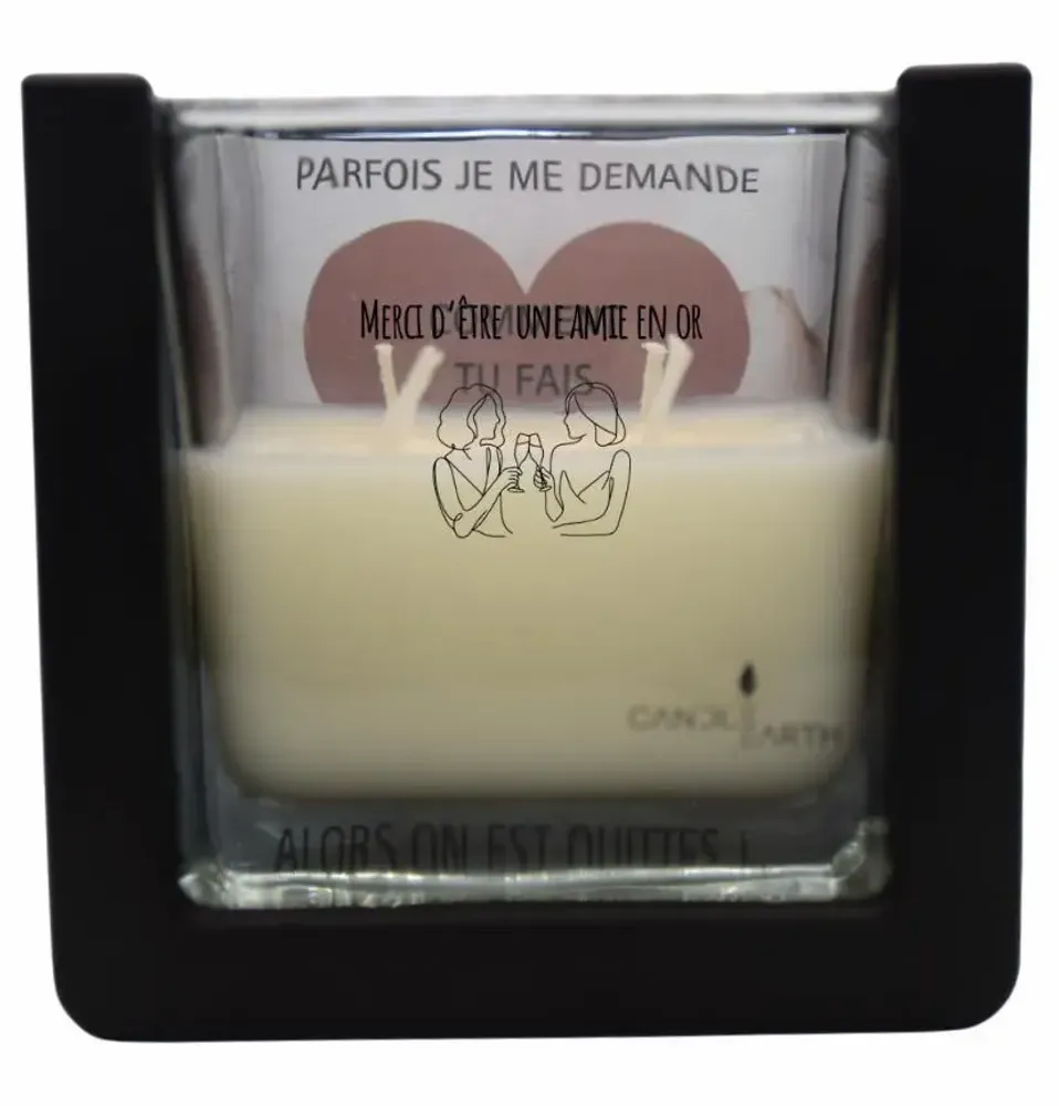 Candles - Scented surprise candle decoration - Merci 💕 Amie 6 - BOUGIES CANDLEARTH