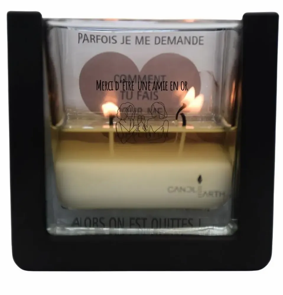Candles - Scented surprise candle decoration - Merci 💕 Amie 6 - BOUGIES CANDLEARTH