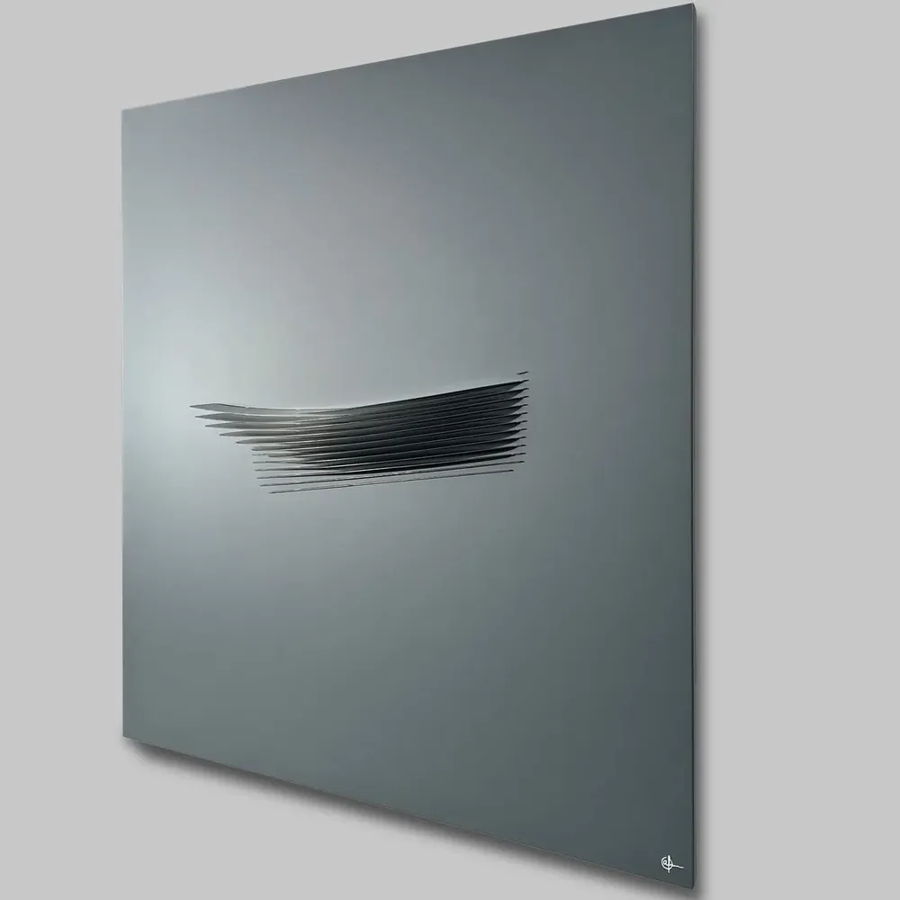 Sculptures, statuettes et miniatures - Sculpture murale SU 02 Charcoal-Charcoal - ANTOINE F.