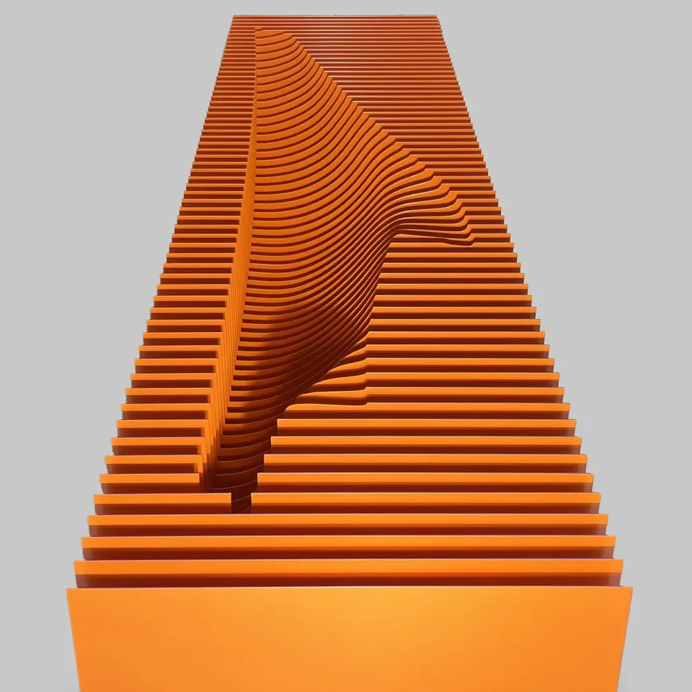 Sculptures, statuettes et miniatures - Sculpture murale ou sur socle IN 03 Mandarine-Mandarine - ANTOINE F.