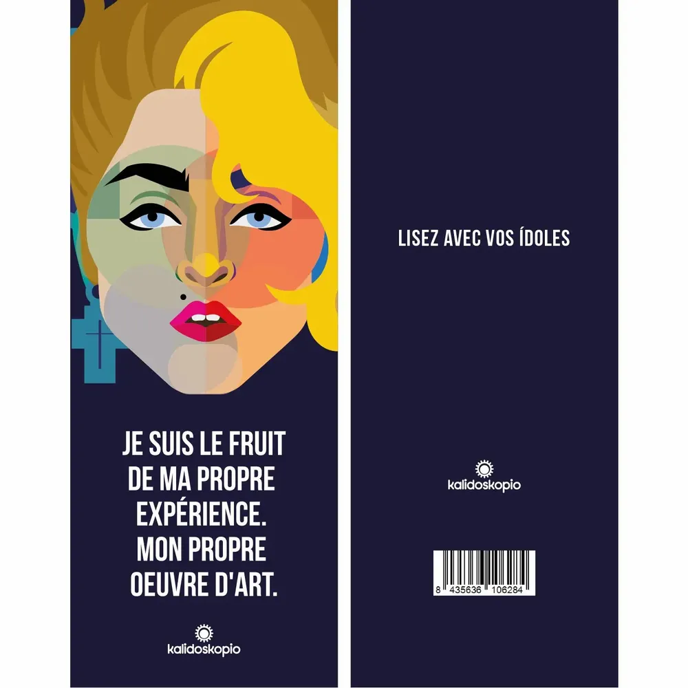 Cadeaux - Marque-page Geo Madonna avec phrase en français - KALIDOSKOPIO