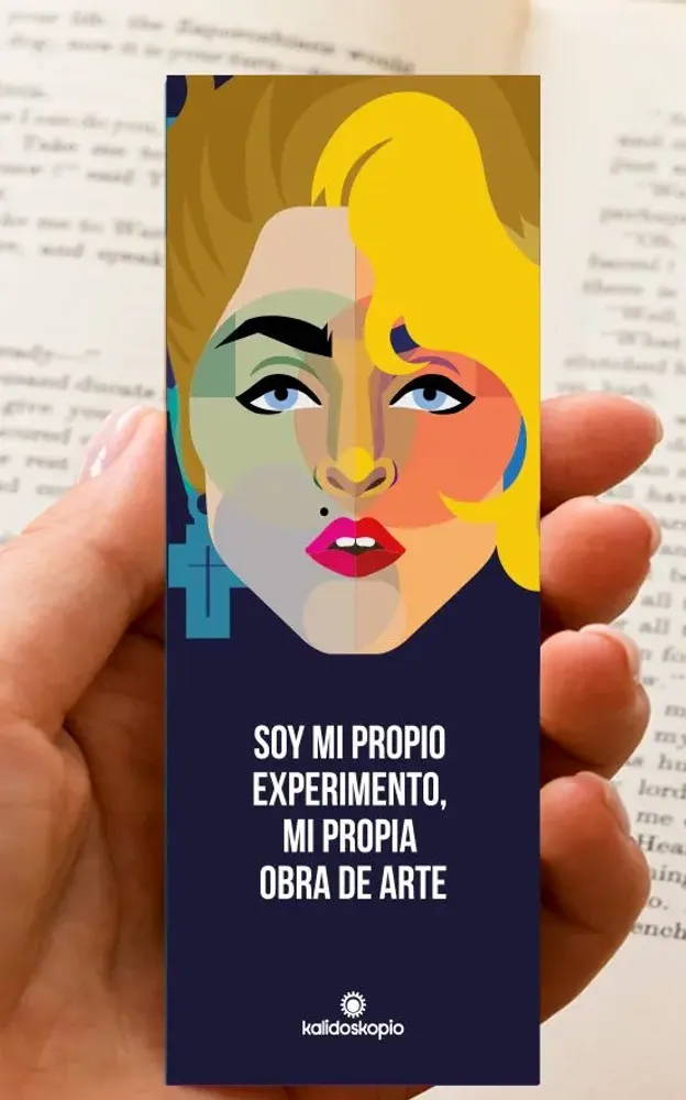 Cadeaux - Marque-page Geo Madonna avec phrase en français - KALIDOSKOPIO