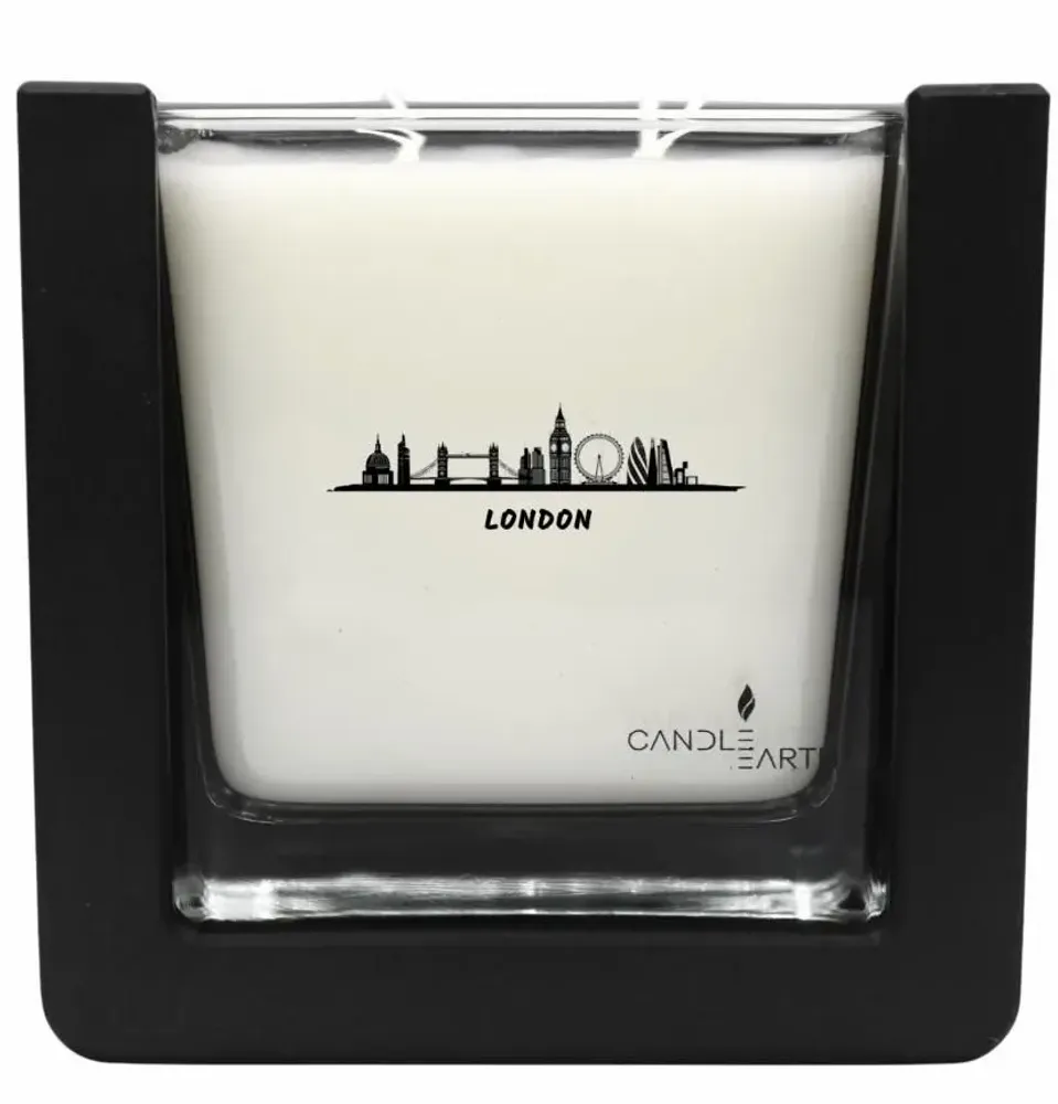 Objets de décoration - Bougie surprise parfumée - Villes - Londres - 235 gr de cire végan - BOUGIES CANDLEARTH