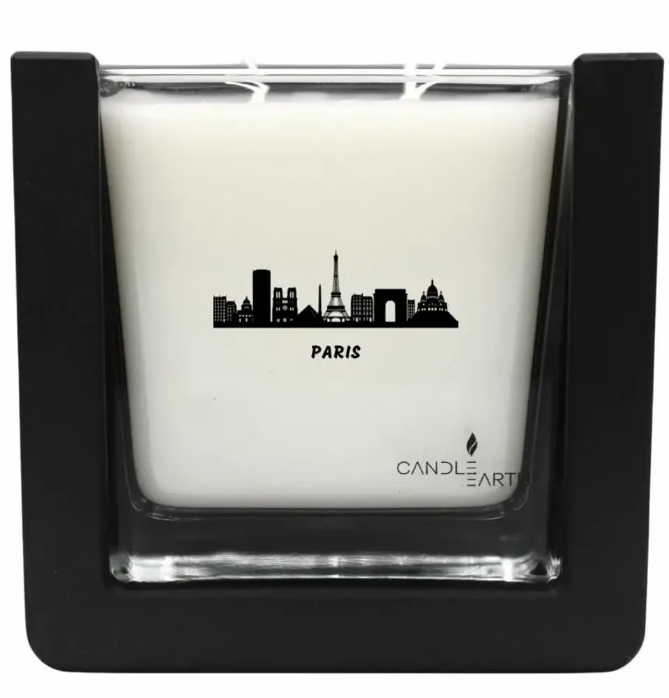 Objets design - Bougie surprise parfumée - Villes - Paris 235 gr de cire végan - BOUGIES CANDLEARTH