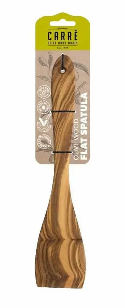 Ustensiles de cuisine - Ustensile Spatule Simple en Bois d'olivier - TREESANI FRANCE