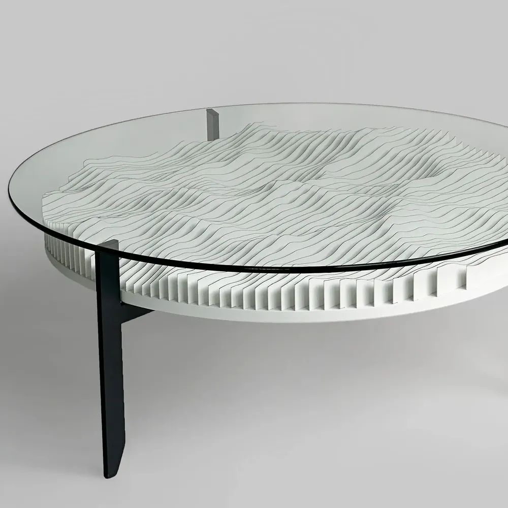 Objets design - Table VA 02 White- White - ANTOINE F.