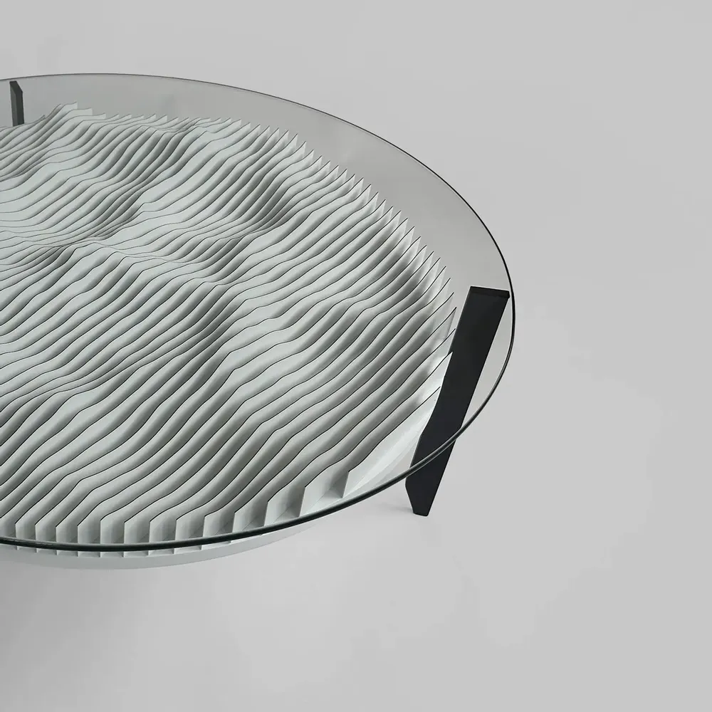 Objets design - Table VA 02 White- White - ANTOINE F.