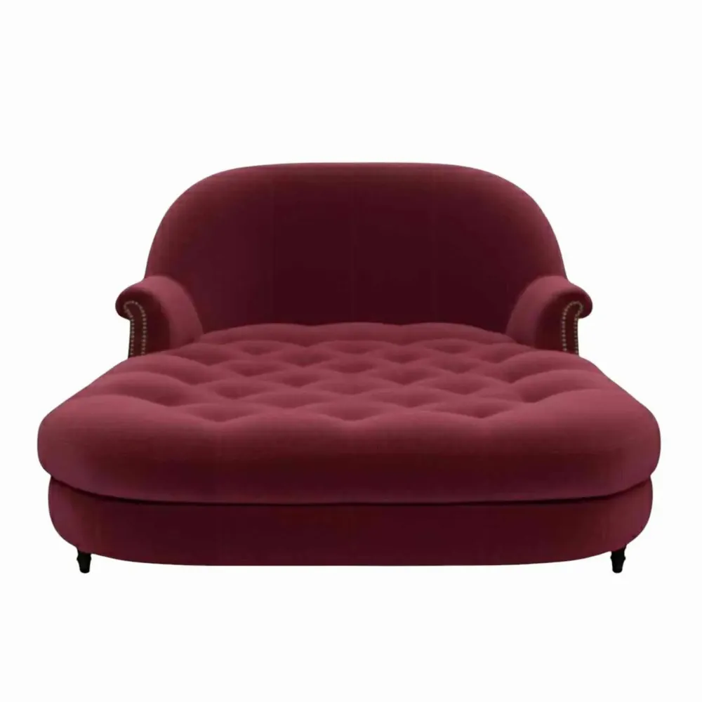 Lounge chairs for hospitalities & contracts - Victoria XL Origins Bordeaux| Chaise longue - CREARTE COLLECTIONS