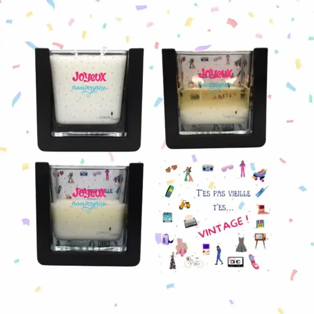 Cadeaux - Joyeux anniversaire - 🎉 Nénette - BOUGIES CANDLEARTH