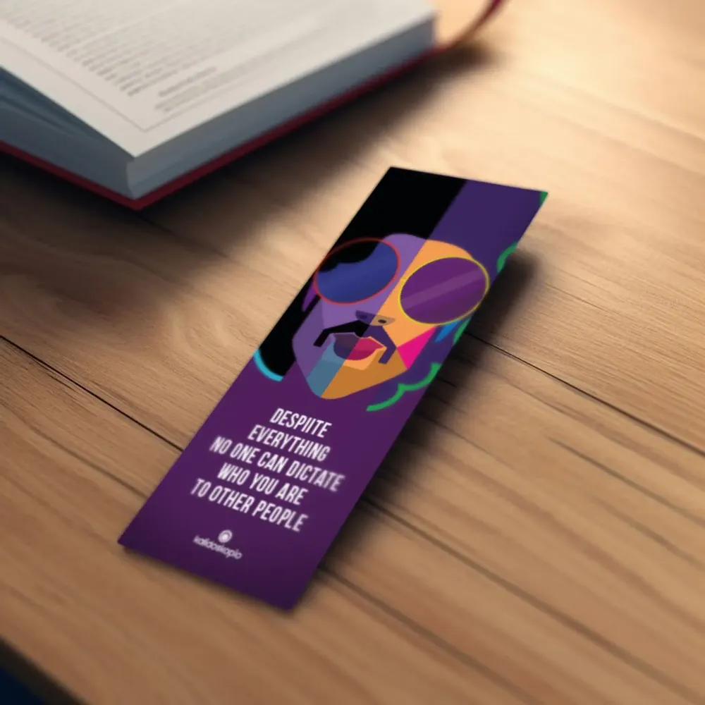 Gifts - Geo Prince Bookmark with French phrase - KALIDOSKOPIO