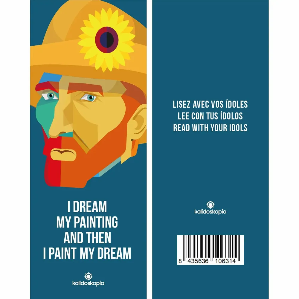 Cadeaux - Marque-page Geo Van Gogh avec phrase en anglais - KALIDOSKOPIO