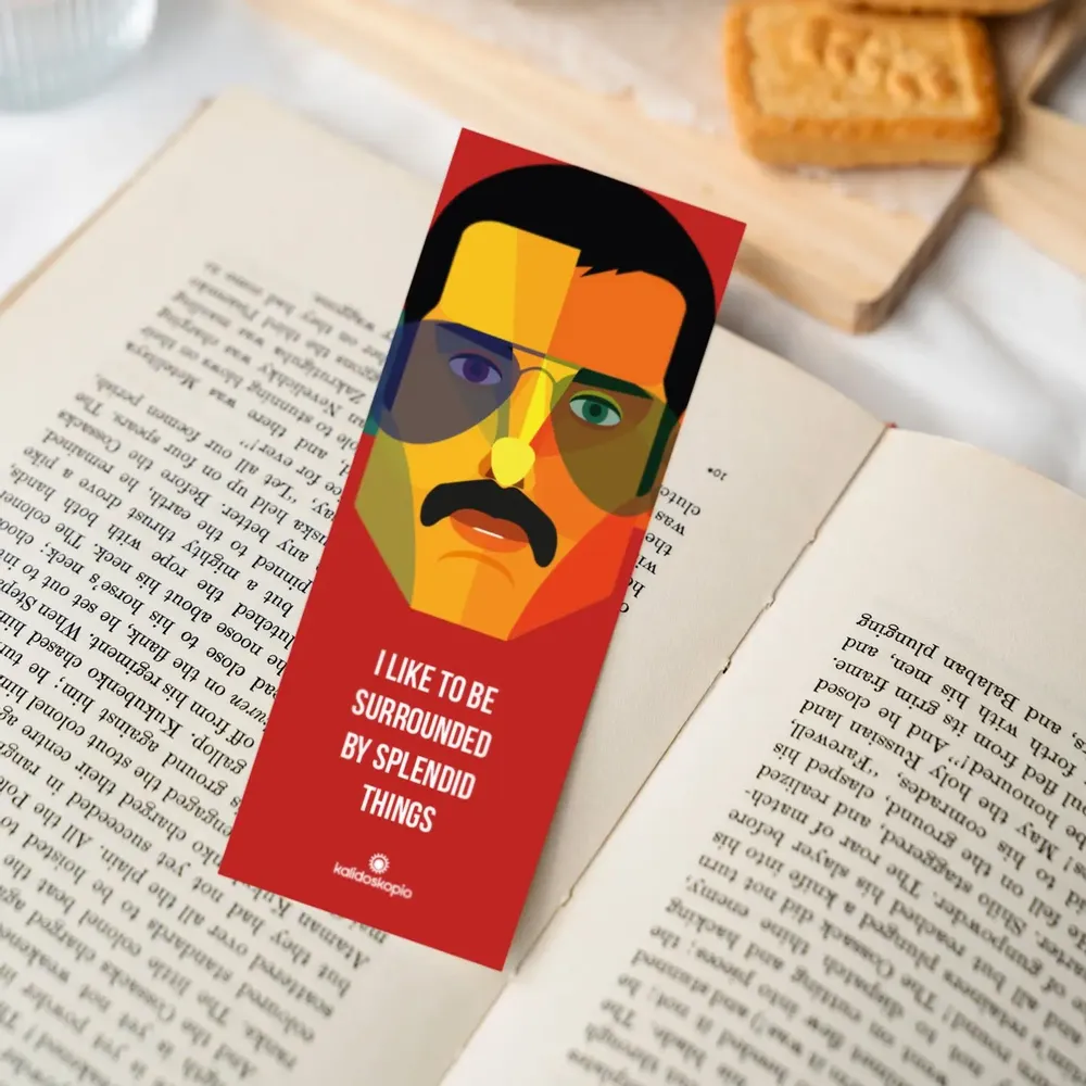 Gifts - Geo Fredy Bookmark with English phrase - KALIDOSKOPIO