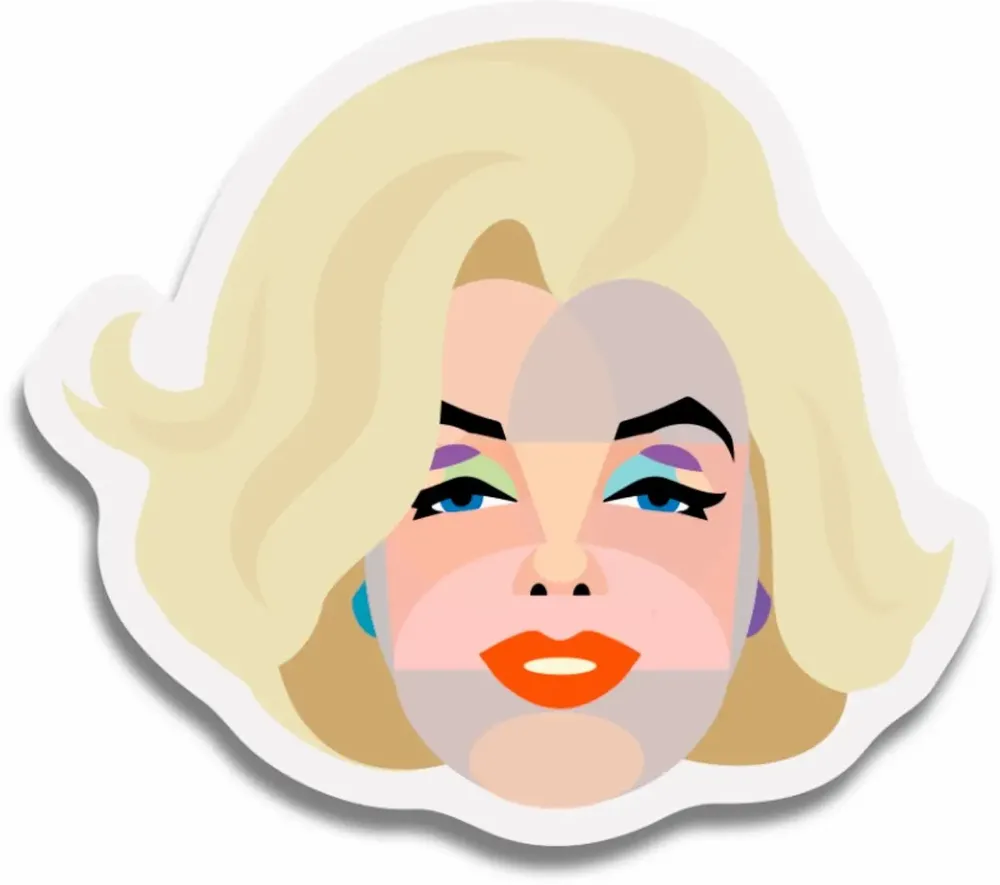Gifts - Geo Marilyn Magnet - KALIDOSKOPIO