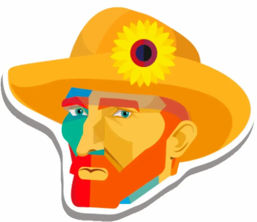 Cadeaux - Aimant Géo Van Gogh - KALIDOSKOPIO