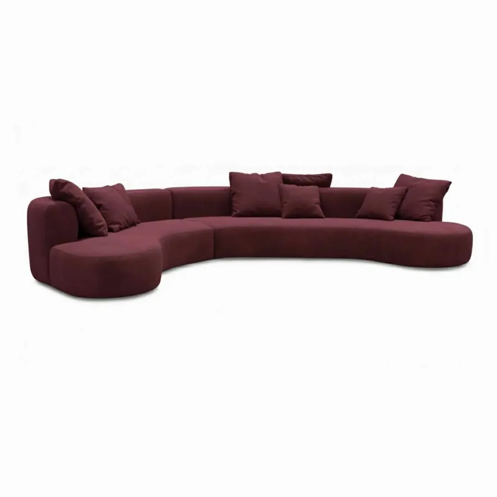 Sofas for hospitalities & contracts - Organic Gamma Bordeaux |Bespoke Organic Sofa - CREARTE COLLECTIONS