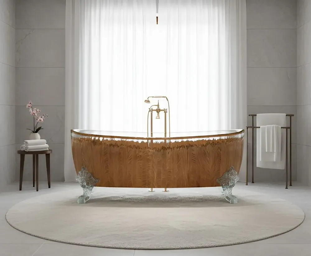 Bathtubs - COULÉE bathtub - SÈVE COLLECTION - MEUBLES THOURET