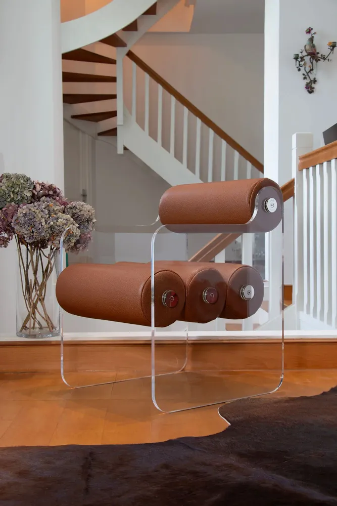 Chaises de jardin - Chaise MW04 PMMA coulé-Marchés résidentiel et HORECA - KUUMO DESIGN