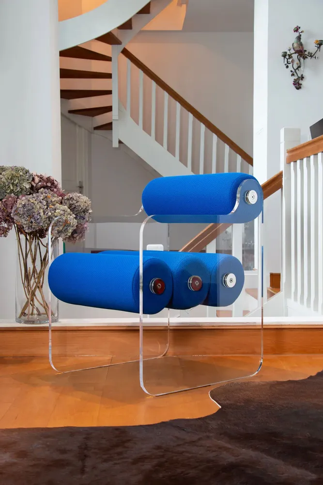 Chaises de jardin - Chaise MW04 PMMA coulé-Marchés résidentiel et HORECA - KUUMO DESIGN