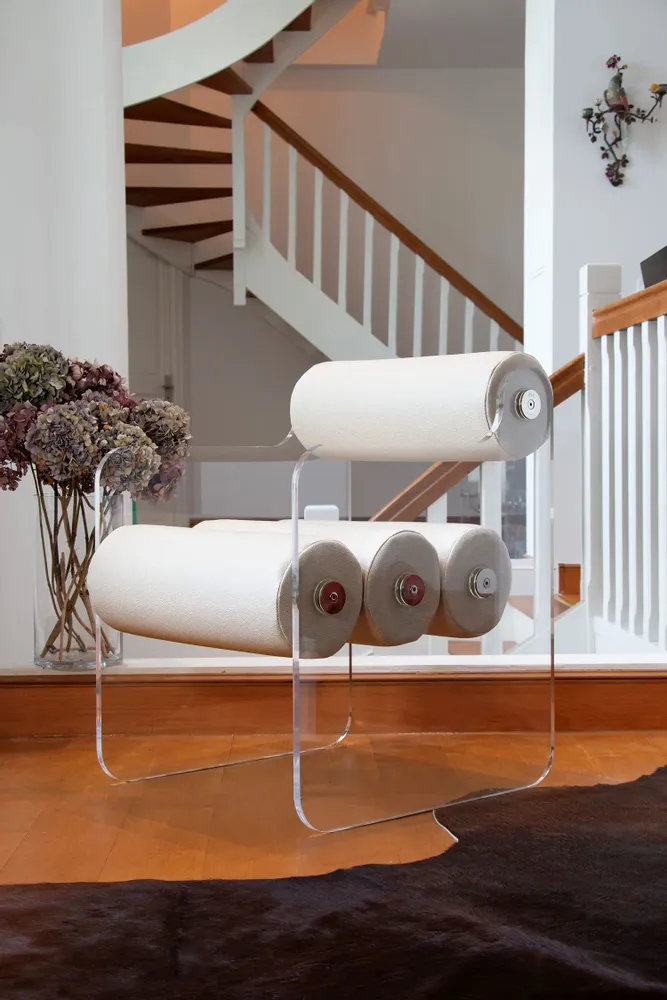 Chaises de jardin - Chaise MW04 PMMA coulé-Marchés résidentiel et HORECA - KUUMO DESIGN