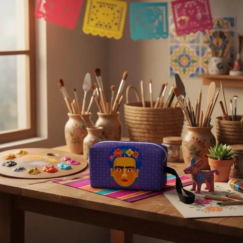 Sacs et cabas - Étui Geo Flowers - KALIDOSKOPIO