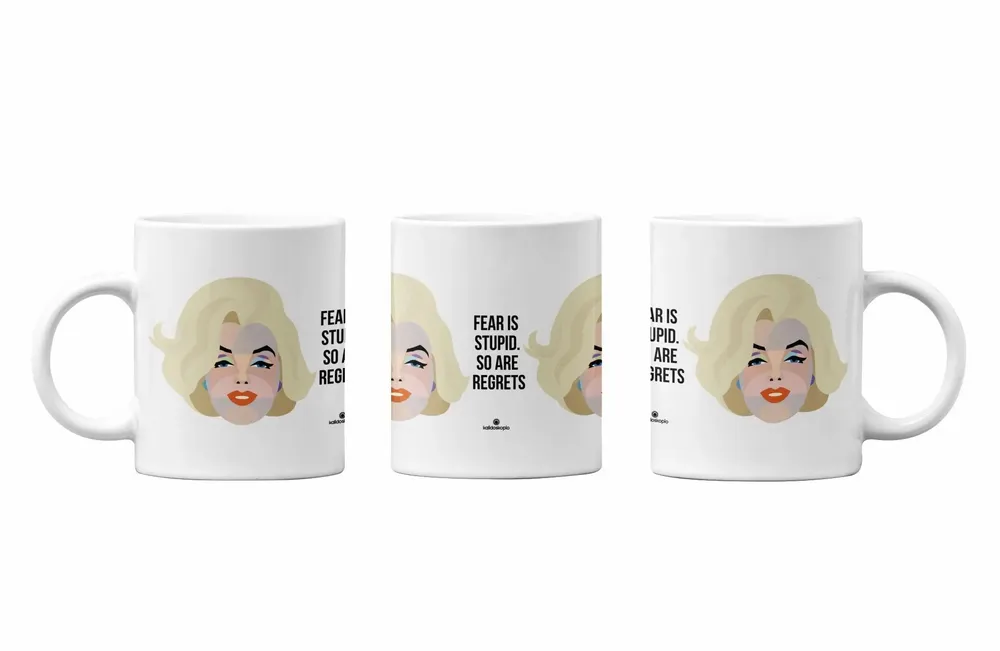 Mugs - Geo Marilyn Mug in English - KALIDOSKOPIO