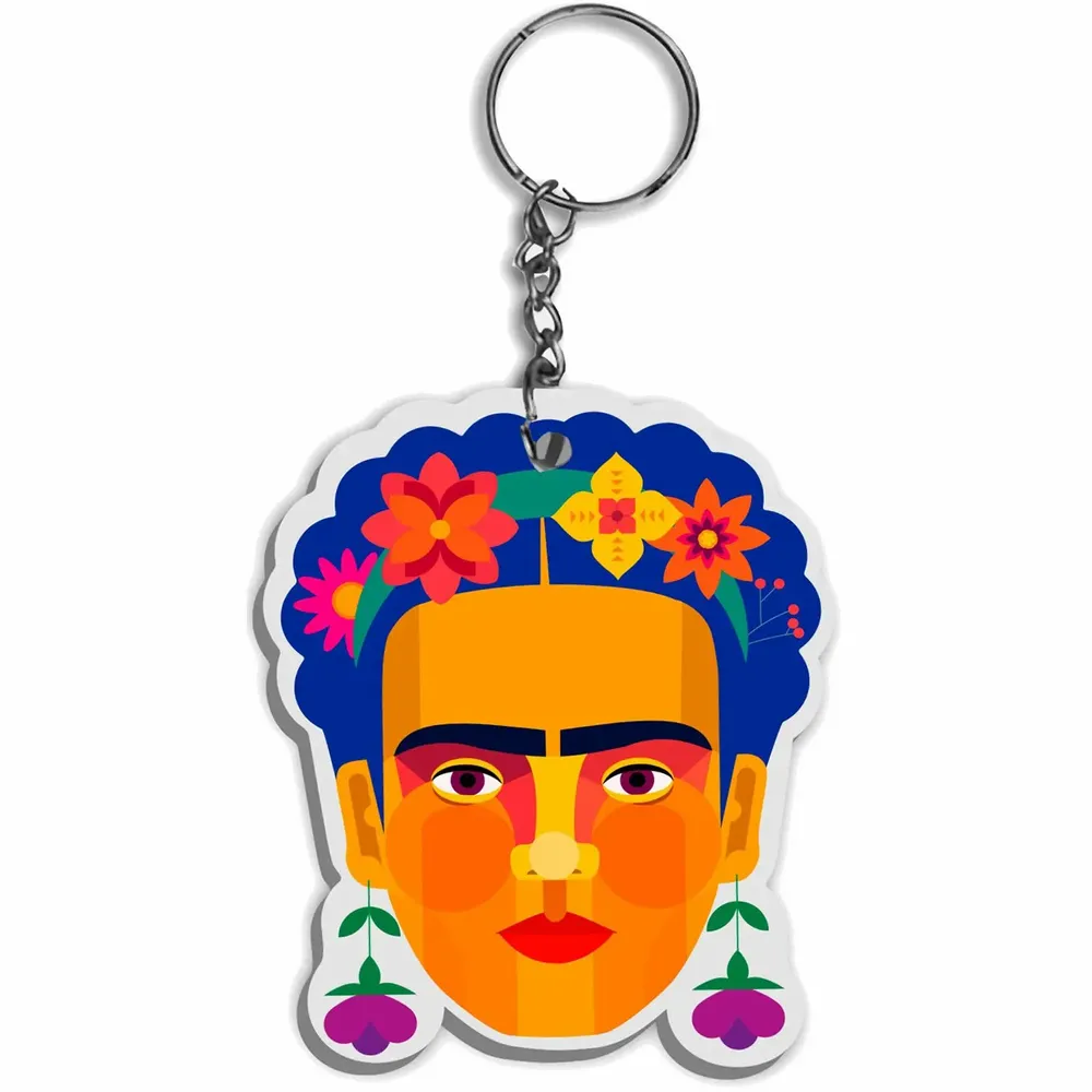 Gifts - Geo Flower Keyring - KALIDOSKOPIO