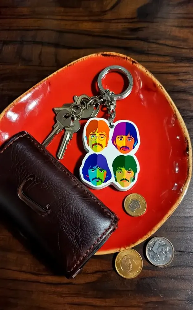 Cadeaux - Porte-clés Geo Beatles - KALIDOSKOPIO