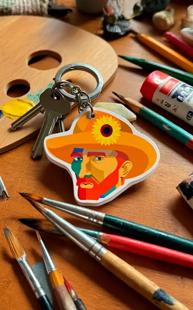 Gifts - Geo Van Gogh Keyring - KALIDOSKOPIO