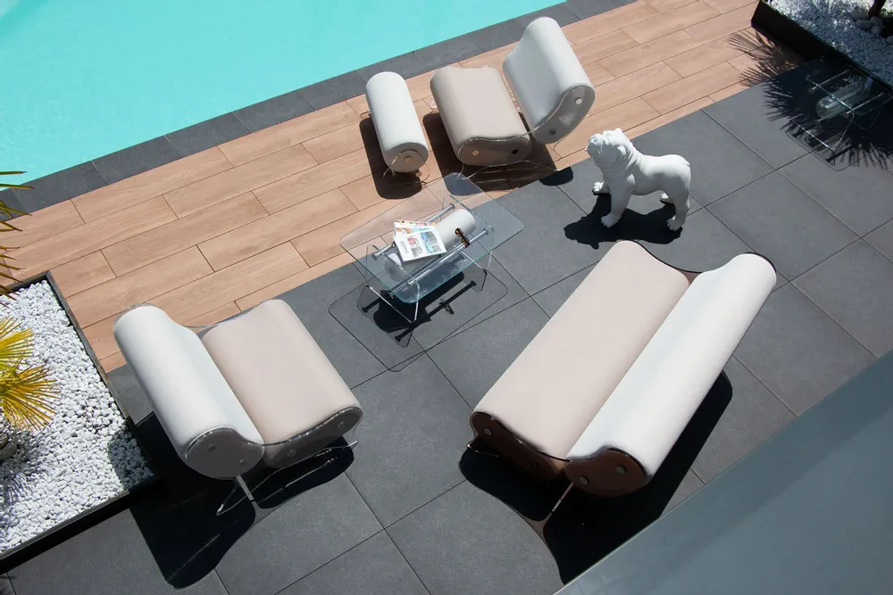 Lawn armchairs - MW06 armchair - Foam seat - Residential and HORECA markets - KUUMO DESIGN