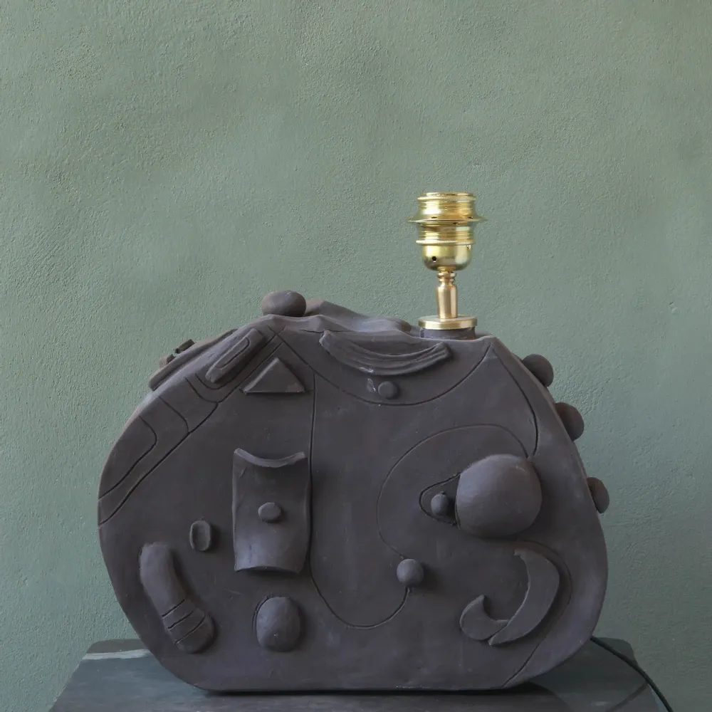 Table lamps - Sjakie's Chocolate a handcrafted design lamp - STUDIO WILD ORANGE