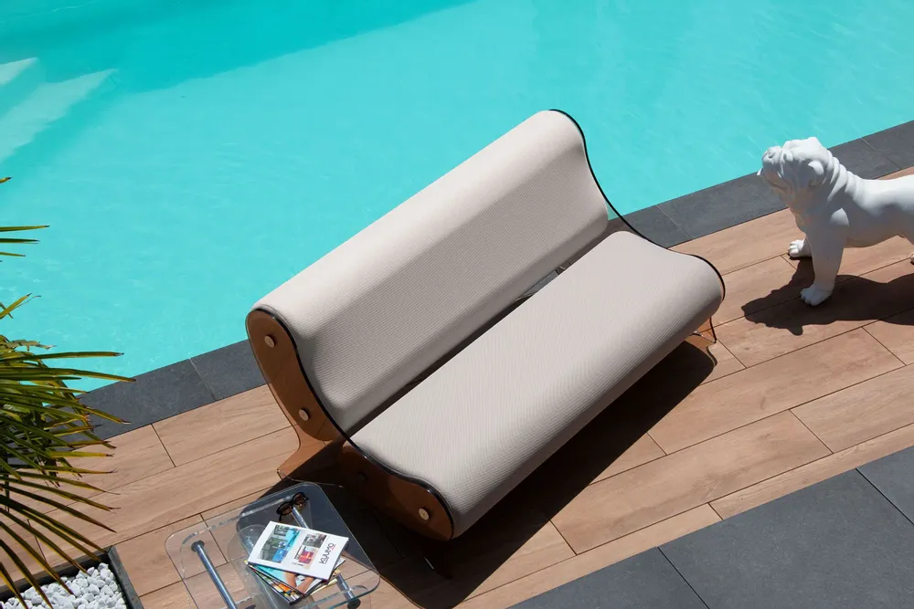 Canapés de jardin - Canapé MW06 - Parois en PMMA Coulé - Marchés résidentiels et HORECA - KUUMO DESIGN