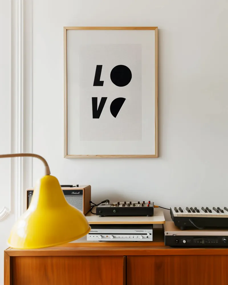 Hotel bedrooms - LOVE OISO® participatory chalkboard - OISO