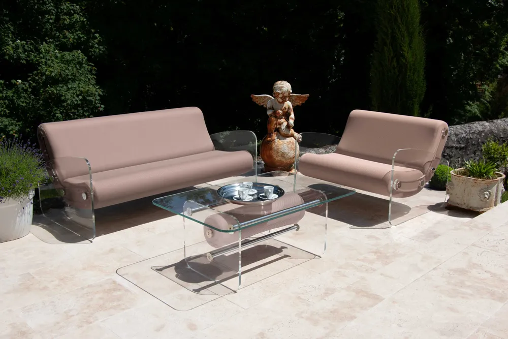 Lawn sofas   - MW03 sofa-Elegance, daring design and a vintage touch - KUUMO DESIGN